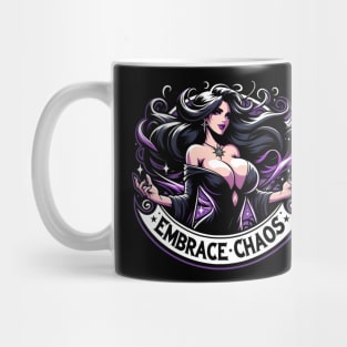 Embrace Chaos - Beautiful Sorceress - Dark Fantasy Mug